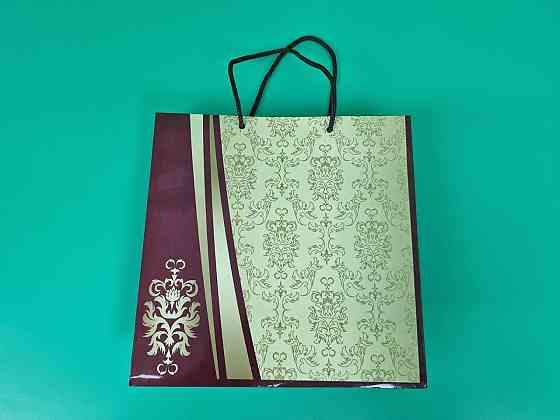 Пакет бумажный подарочный квадратный 23*24*10(артKV-231) (12 шт) Харьков