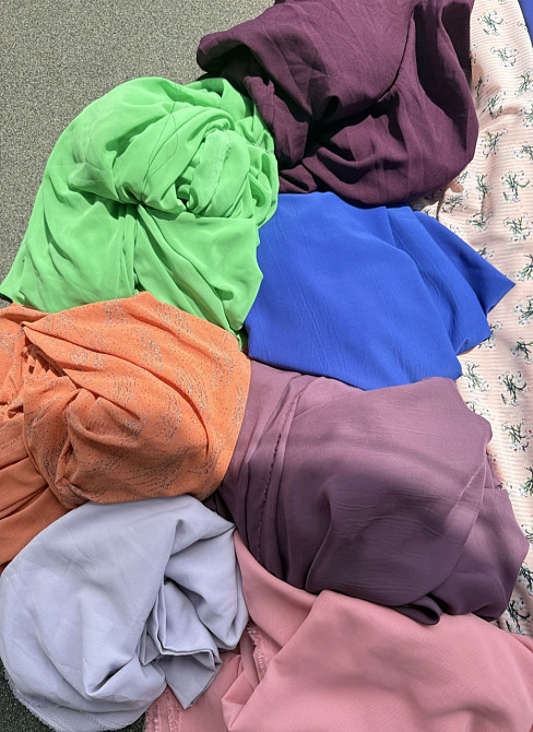 Тканина/опт/шифон однотонний — від 5 м. Київ - фото 1