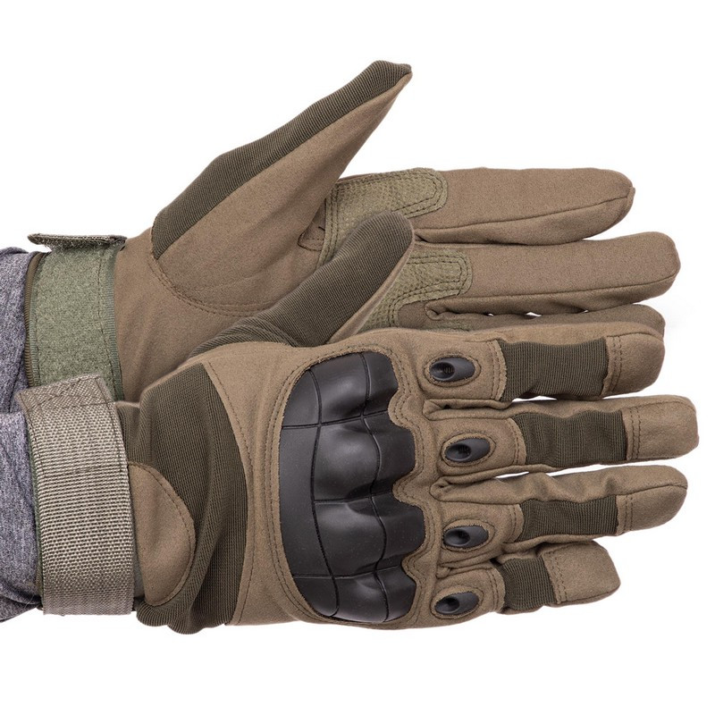 Тактичні рукавиці T-Gloves розмір XL олива Коломия - фото 1