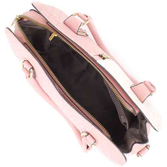 Стильна жіноча сумка на літо з якісної екошкіри Vintage sale_15130 Рожевий Київ