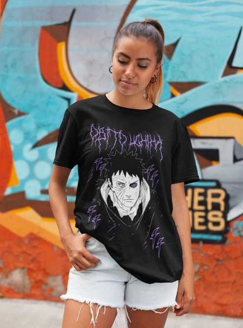 Футболка аниме Наруто оверсайз (S/M/L) Черний AnimeJ0846 Днепр - изображение 4