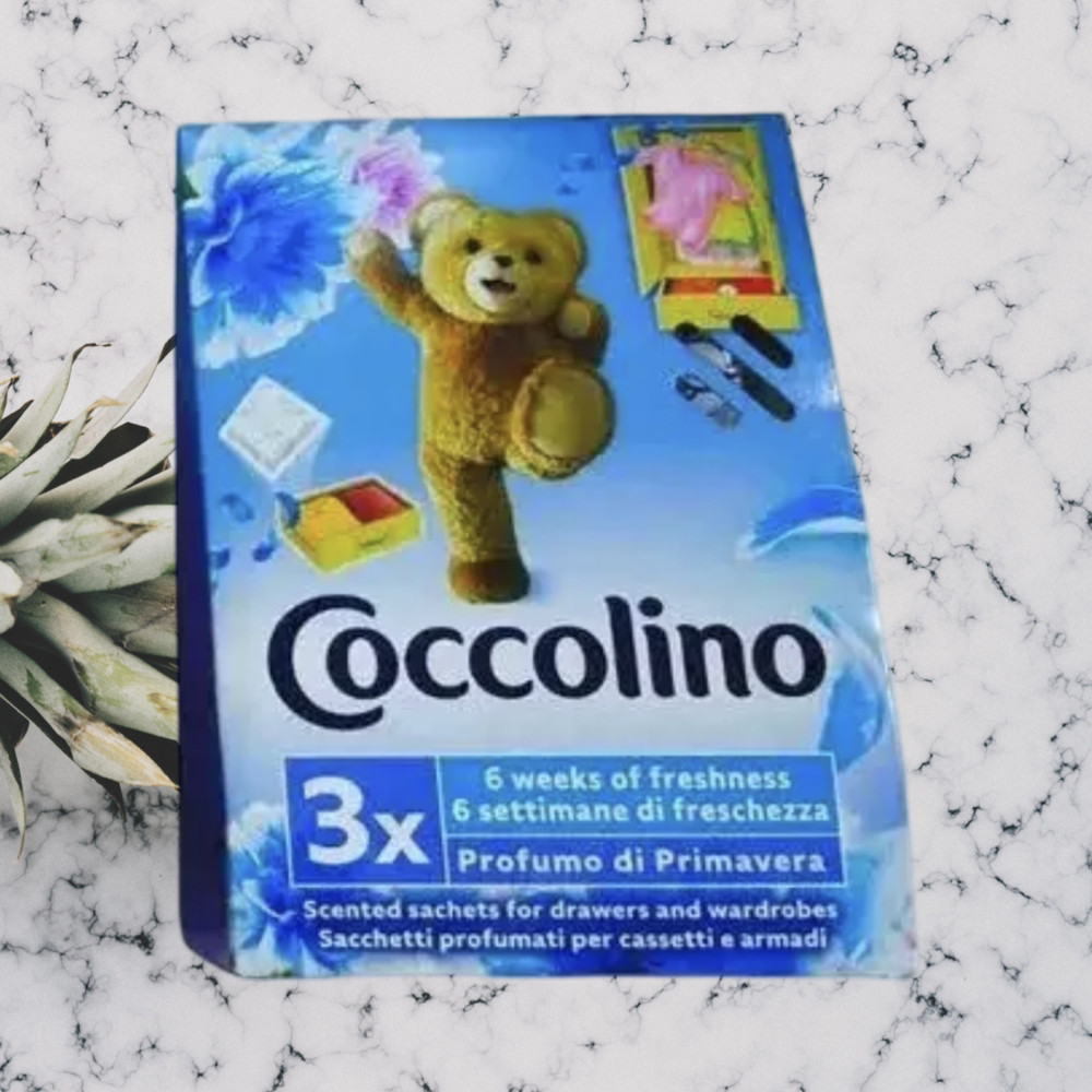 Ароматизатор для гардеробу у саші Coccolino Aria di Primavera, 3 шт. Виноградов - изображение 2