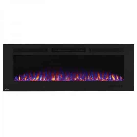 Камин электрический горизонтальный Allure Phantom 60 с металлической сеткой, черный мат (NEFL60FH-MT-EU) Код: 010740 Ровно