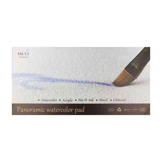 Склейка для акварели CP Panoramic (20х40 см) 260г/м2 20л SM-LT Art Киев