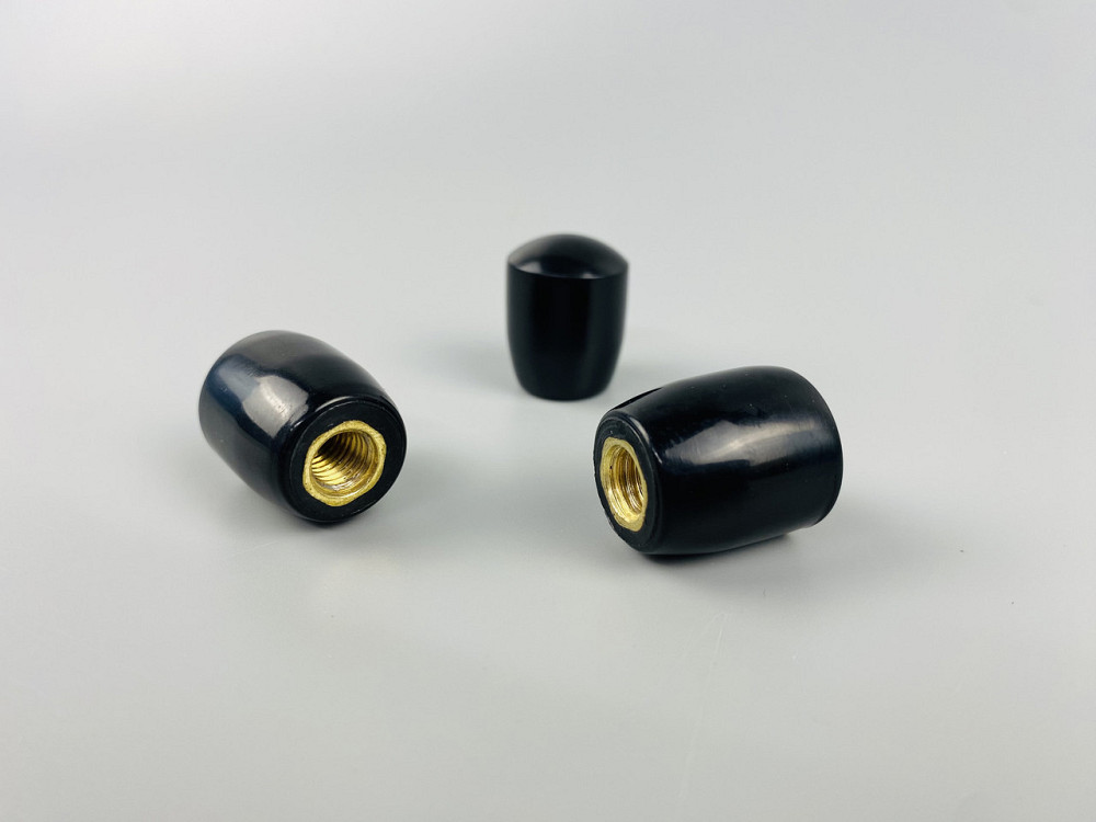 Наконечник важеля універсальний М10, D32 (чорний), латунна втулка різь внутрішня М10 Мукачево - фото 2