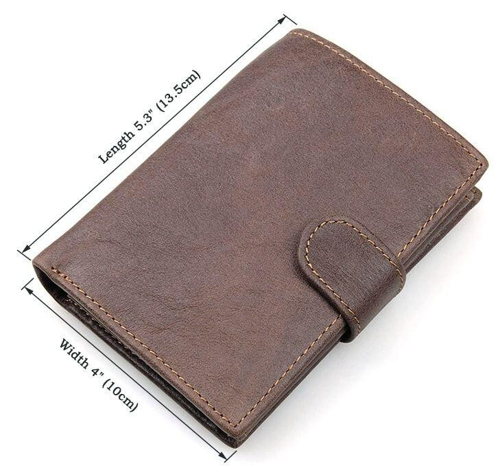 Портмоне чоловіче Vintage 14404 Коричнева Київ - фото 9