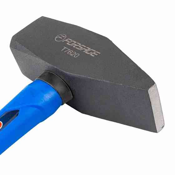 Молоток слюсарний з фібергласовою ручкою та гумовою протиковзною накладкою (20000 г) FORSAGE F-T7620 Одеса