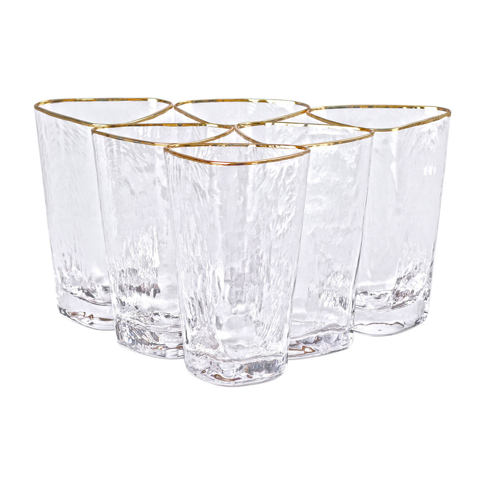 Набір з 6 склянок, 450 мл, для лимонаду, води, соку та коктейлів HP-16-25 Київ - фото 1