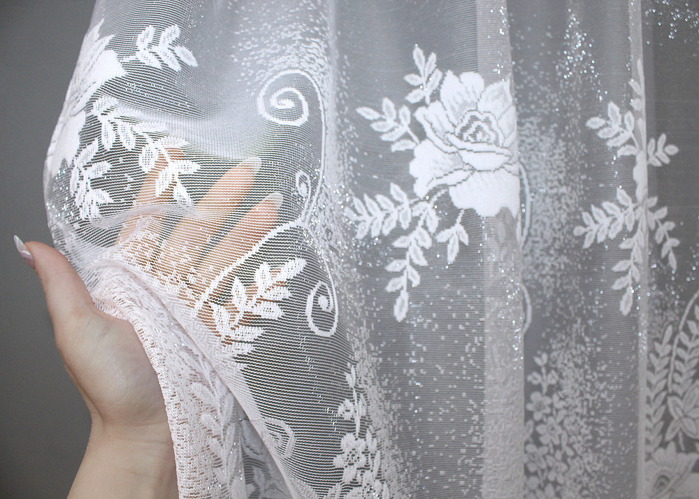 Тюль жаккард, высота 1,6 м., коллекция 
