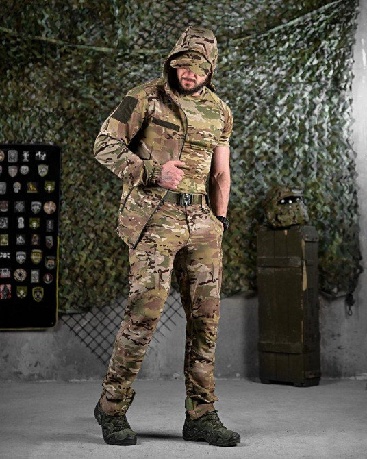 Летний эластичный тактический костюм hunger  5в1 мультикам ДЛ7083 Одесса - изображение 5