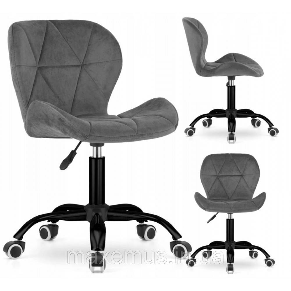 Офисное кресло операторское для персонала Bonro B 5 3 1 кресло на колесах для офиса компьютерное велюр серый Мостиська - фото 7
