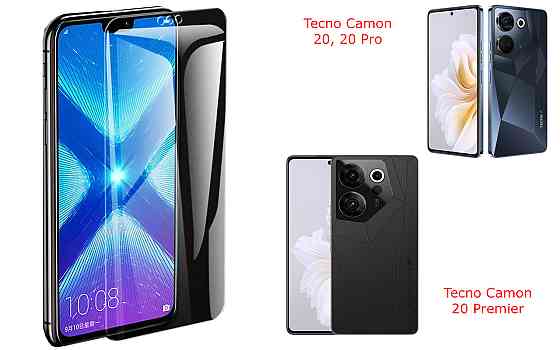 Защитное стекло NeoGlass для Tecno Camon 20, 20 Pro, 20 Premier – ультрапрозрачное и устойчивое Киев