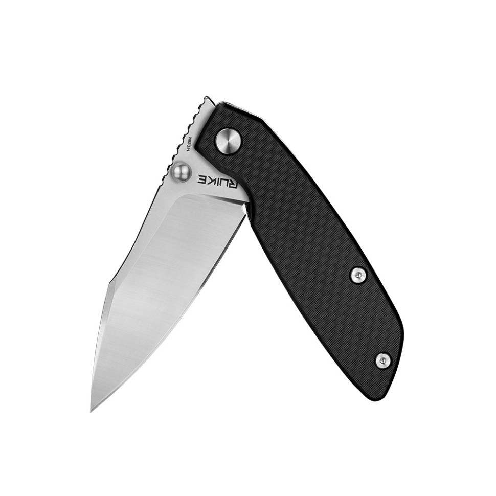 Ніж складаний туристичний Ruike P746-CB, (8 см) 14C28N / G10 чорний Киев - изображение 8
