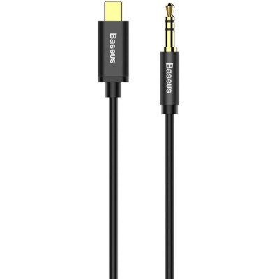 Кабель мультимедийный USB-C to 3.5mm M 1.2m black Baseus (CAM01-01) Винница - изображение 3