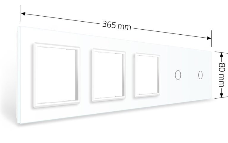 LIVOLO Рамка 5-постова для двох 1-сенсорних вимикачів і трьох розеток (1-1-0-0-0) LIVOLO, загар Коломыя - изображение 3