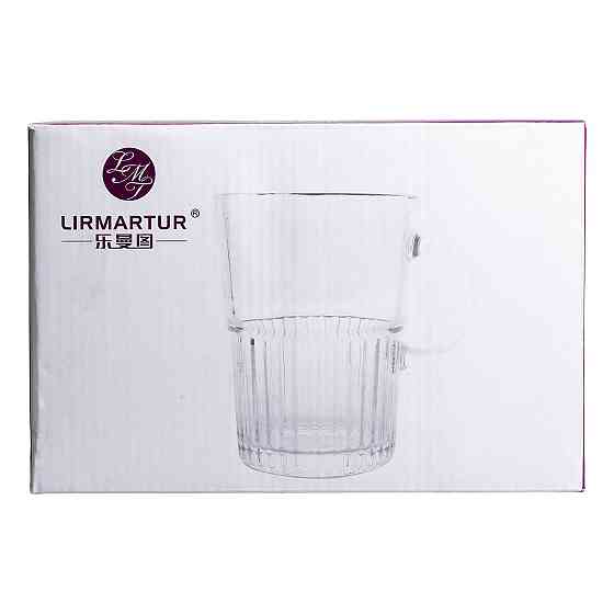 Yiwu Набір чашок скляних 2 шт. для чаю, кави 500 мл прозорі HP-YH-70 Київ