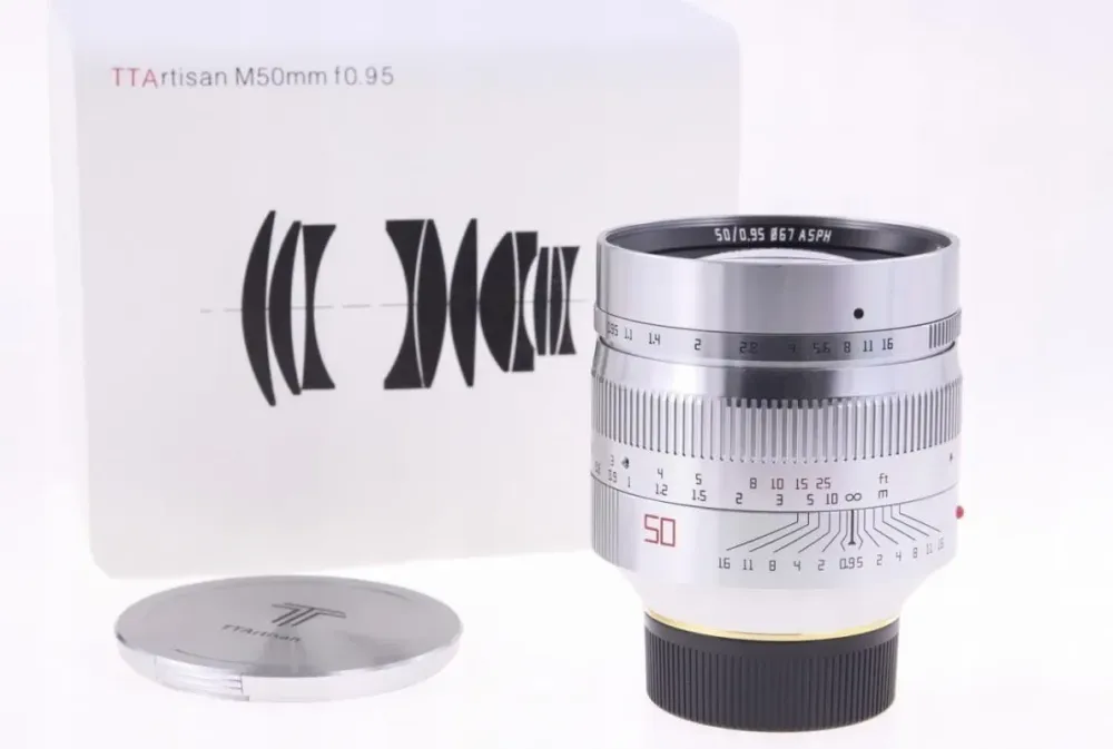 Объектив TTArtisan 50mm F0.95 srebrny (Leica M) Киев - изображение 1