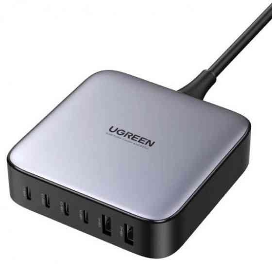Зарядний пристрій 6xUSB 200W GaN (4хUSB-C+2xUSB-A) CD271 Ugreen (40914) Київ