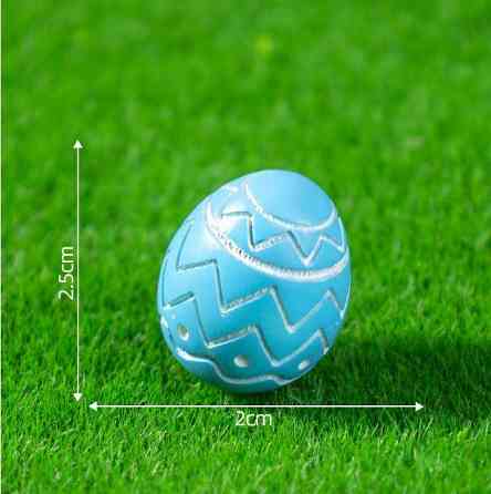 Кролик з писанкою мініатюрны фігурки для флораріуму та великодніх композицій. № 4 Одеса