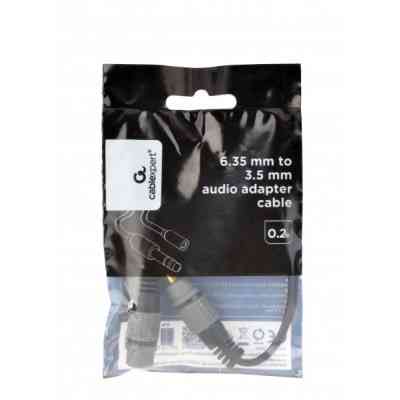 Перехідник 6.35мм M / F 3.5 мм Cablexpert (A-63M35F-0.2M) Вінниця