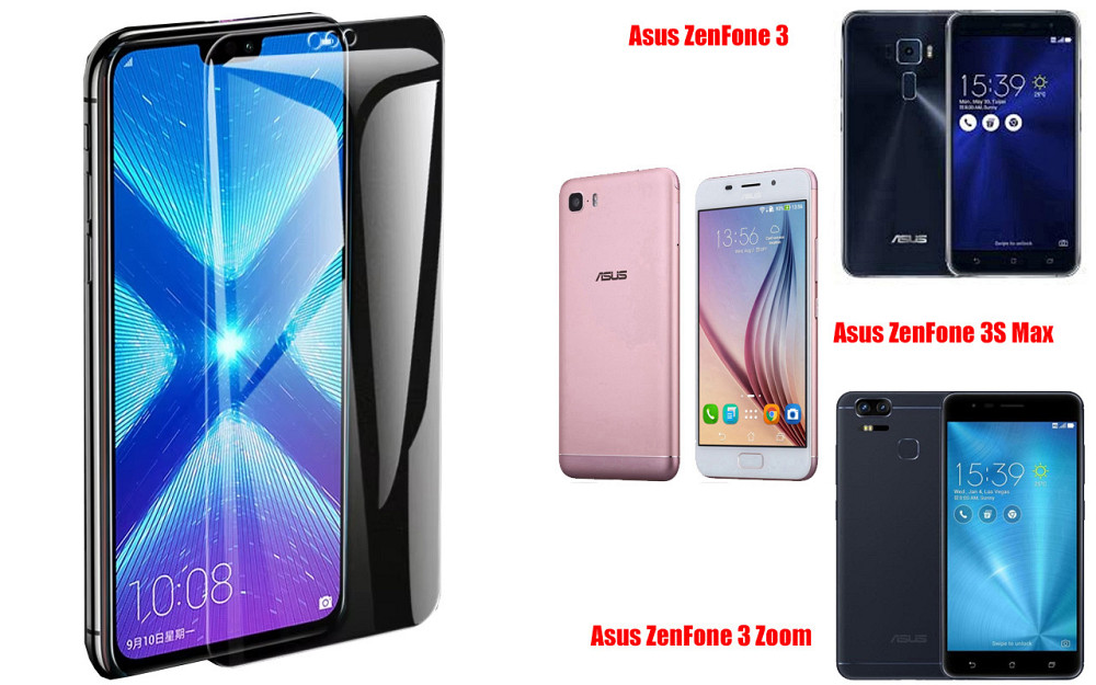 Защитное стекло NeoGlass для Asus ZenFone 3, 3S Max, 3 Zoom – ультрапрозрачное и устойчивое Киев - изображение 2
