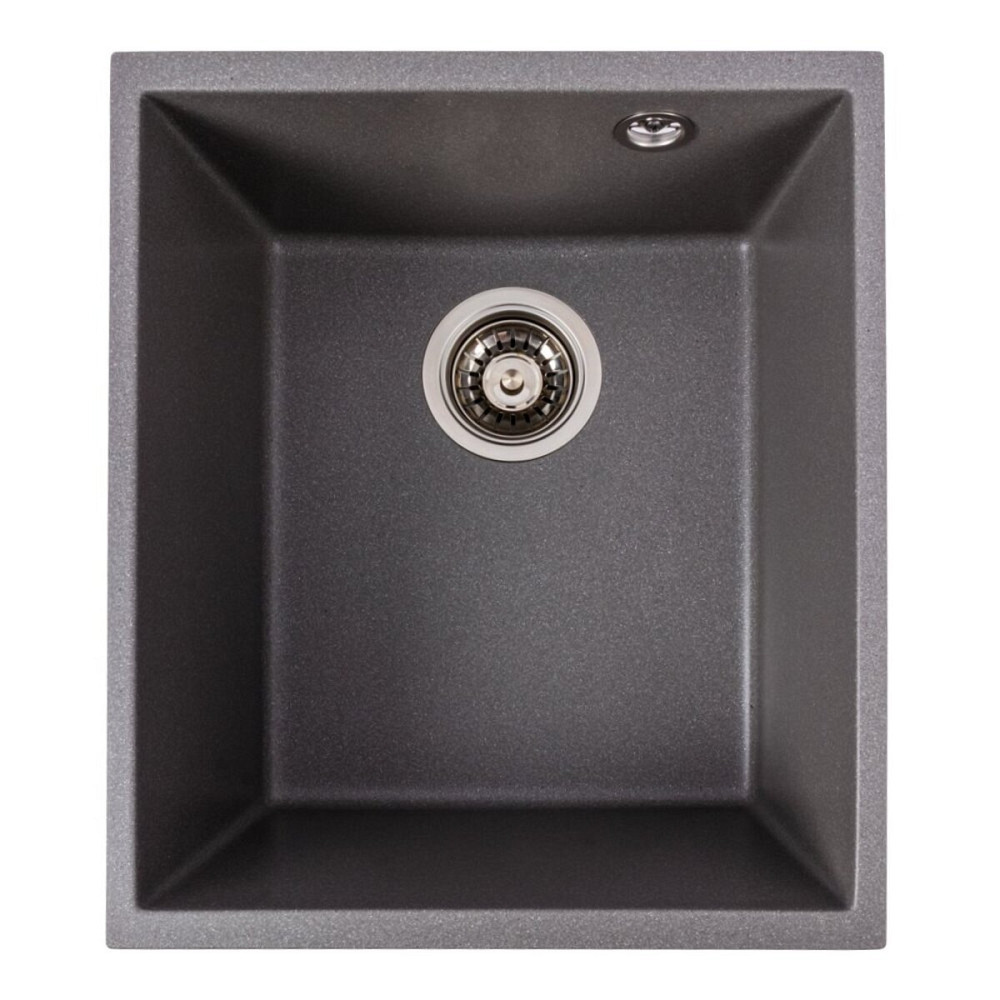 VALESO Гранітна мийка для кухні VALESO ROXY 3744 матова Сірий мусон Київ - фото 1