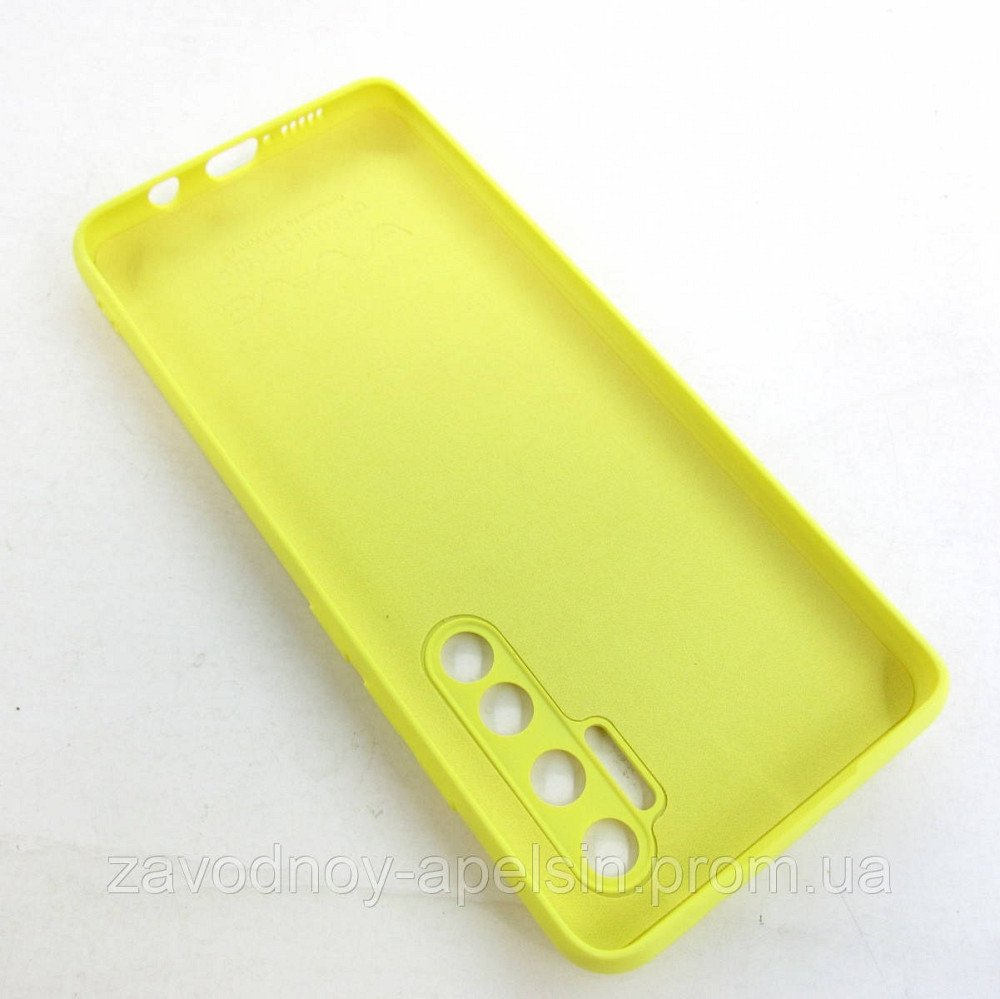 Xiaomi Mi Note 10 lite Силіконовий чохол (жовтий) Одеса - фото 2