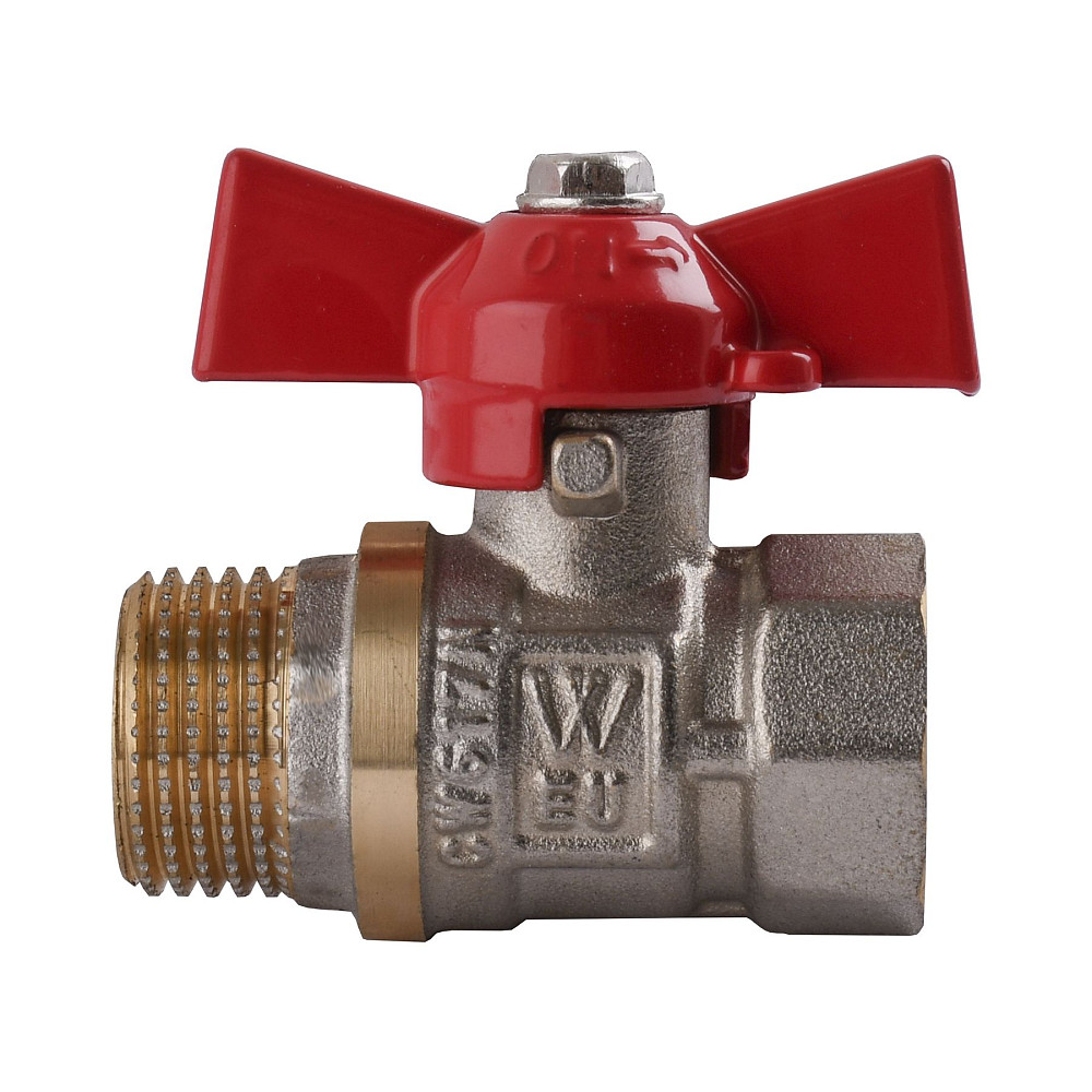 Кран кульовий прямий WATER VALVE 3/4″ ЗВ КБ NV-V Q002 Луцк - изображение 2