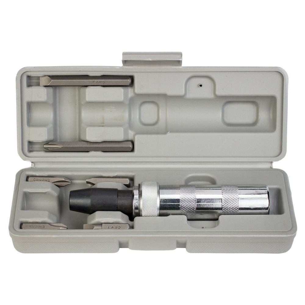 Sigma Отвертка ударно-поворотная с битами 8шт CRV (пластик кейс) SIGMA (4004011) Коломия - фото 7