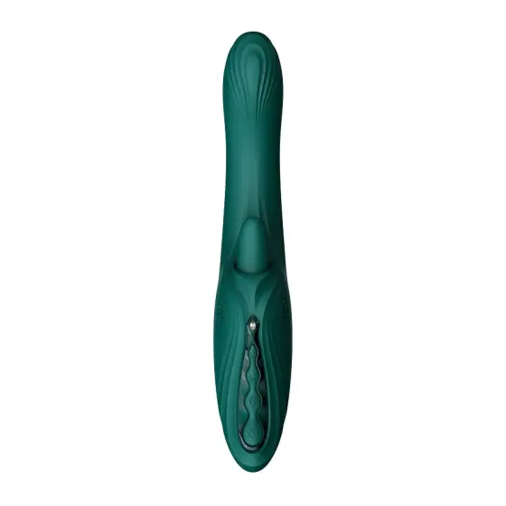 Вібратор-кролик Zalo Ares Turquoise Green Львів