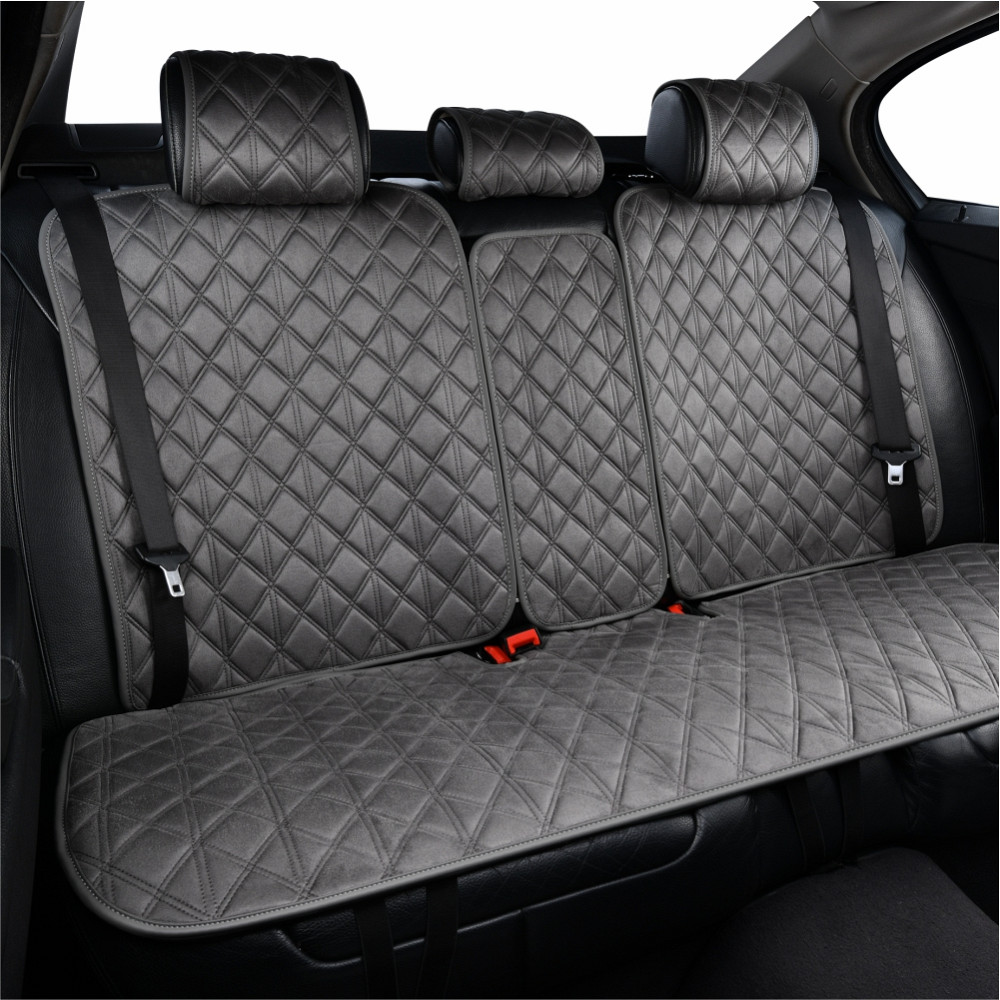 Комплект преміум накидок для сидінь CarLife Nitro, grey Львів - фото 5