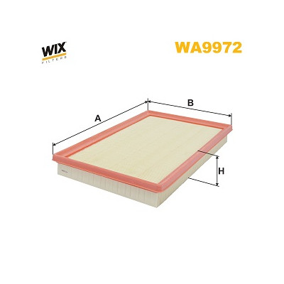 Повітряний фільтр для автомобіля Wixfiltron WA9972 Вінниця - фото 1