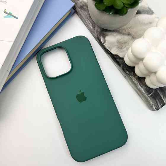Чохол для смартфона Silicone Full Case AA Open Cam for Apple iPhone 16 Pro Max 46,Pine Green Киев