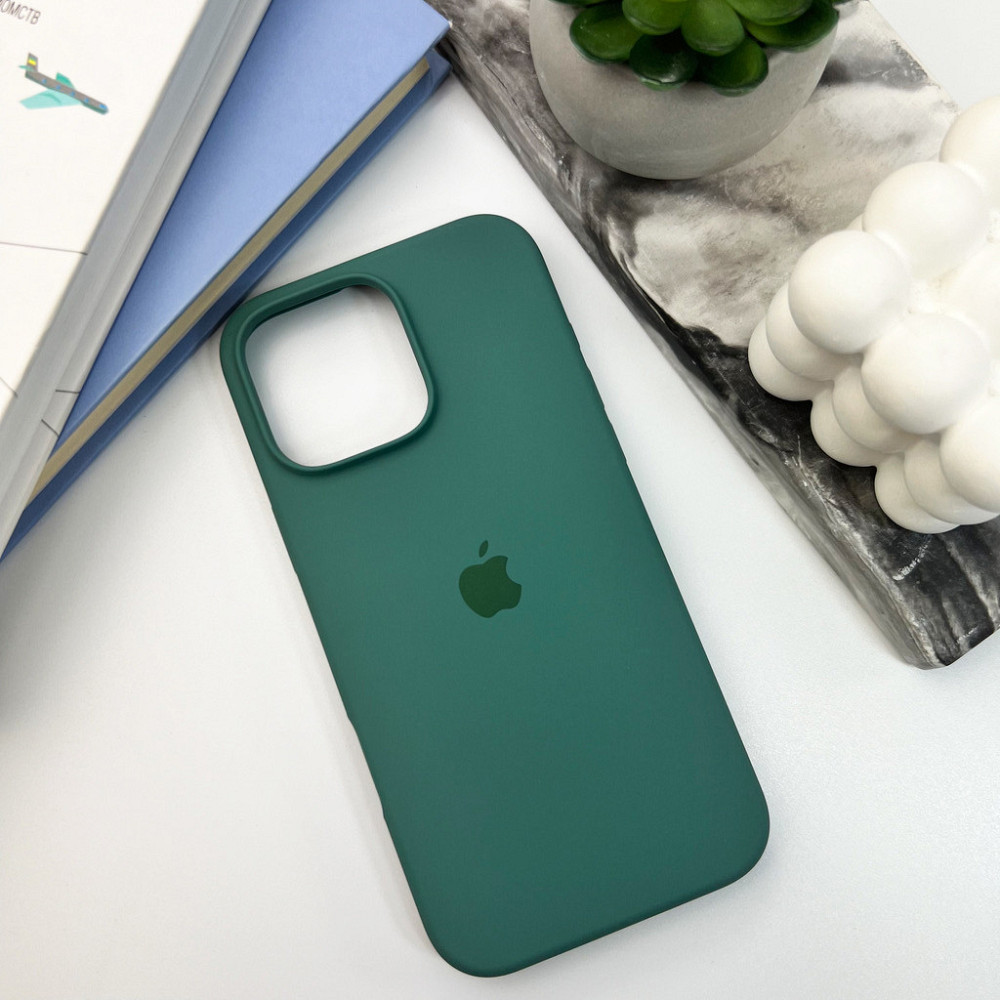 Чохол для смартфона Silicone Full Case AA Open Cam for Apple iPhone 16 Pro Max 46,Pine Green Киев - изображение 6