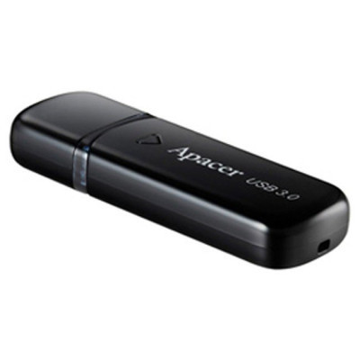 USB флеш накопитель Apacer 32GB AH355 Black USB 3.0 (AP32GAH355B-1) Винница - изображение 2