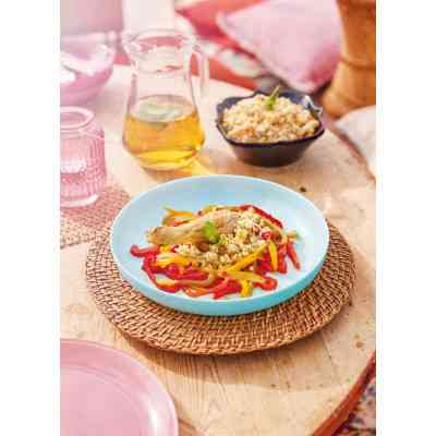 Блюдо Luminarc Friends Time 25 см Бірюзове (P6386) Винница