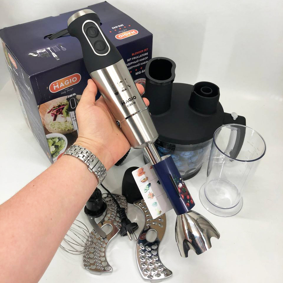 Настільний блендер для смузі MAGIO MG-642, Блендер електричний для смузі Багатофункціональний RT-30 Івано-Франківськ - фото 1