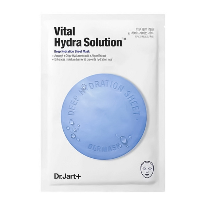 Тканевая маска для интенсивного увлажнения Vital Hydra Solution Dr. Jart 25 г*1 шт Винница - изображение 1