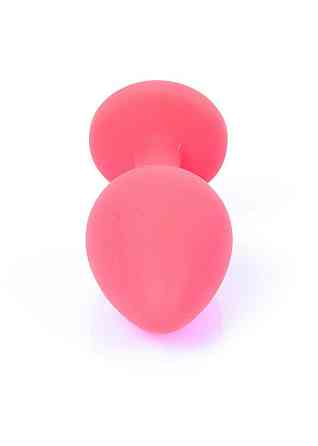 Анальна пробка - Jewellery Silicone Red Plug M Blue Sex Aura Київ