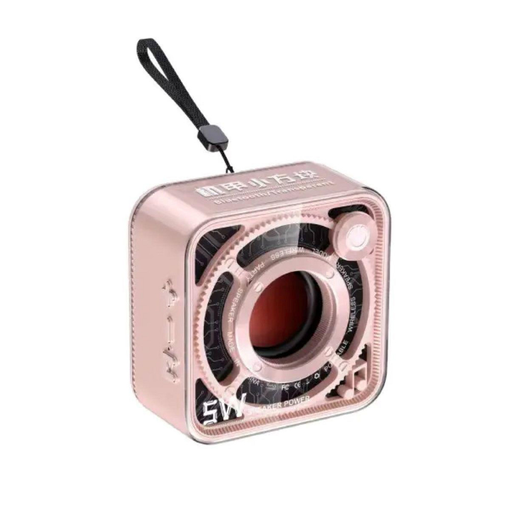 Портативная мини-колонка 5 Вт Розовый DW12P Киев - изображение 1