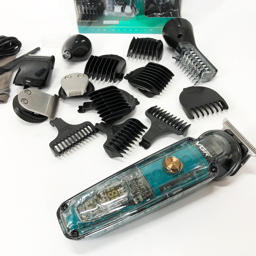 Профессиональная машинка для стрижки волос и бороды VGR Беспроводная машинка для стрижки дома VM-60 Львов - изображение 9