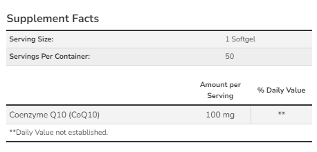 CoQ10 100mg - 50 sgels Київ - фото 2