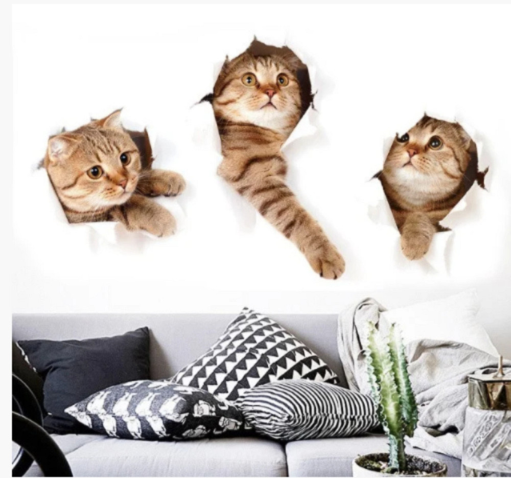 Интерьерная наклейка Котики Киев - изображение 5
