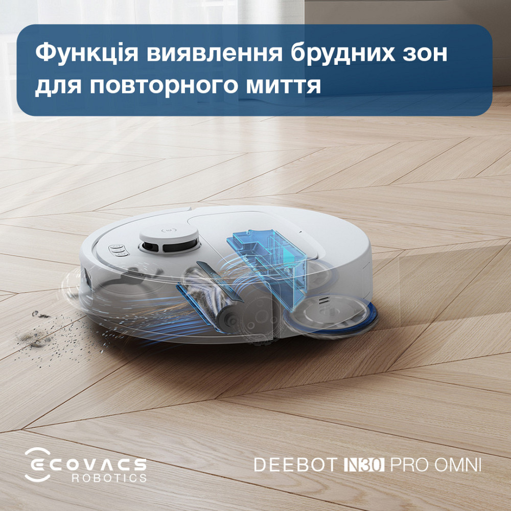 Робот-пилосос Ecovacs Omni N30 Pro (YDLX11-1) White ( white ) Харків - фото 18