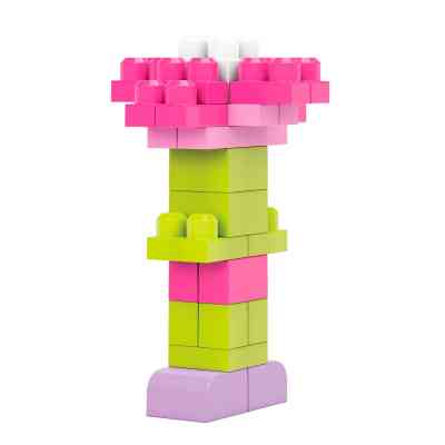 Конструктор Mega Bloks рожевий у мішку 80 деталей (DCH62) Вінниця