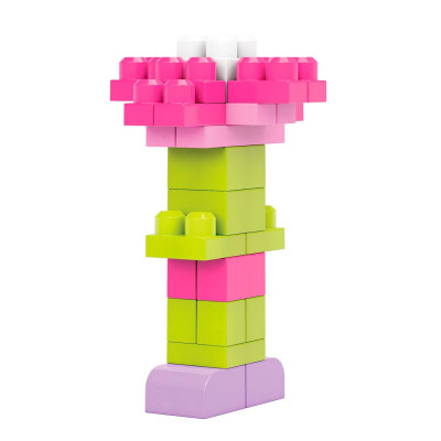 Конструктор Mega Bloks рожевий у мішку 80 деталей (DCH62) Вінниця - фото 4