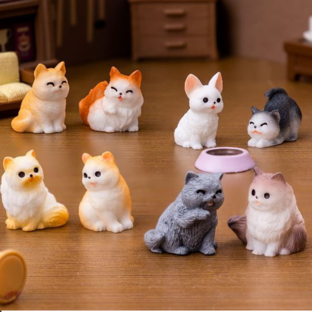 Фигурки котиков для миниатюры, моделирования, интерьерных композиций, флорариума. Разные породы Мейн-кун Одесса - изображение 2