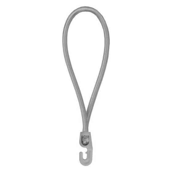 Петля еластична 18см з гачком PVC BUNGEE CORD HOOK, BCH3-0418GY-E Київ