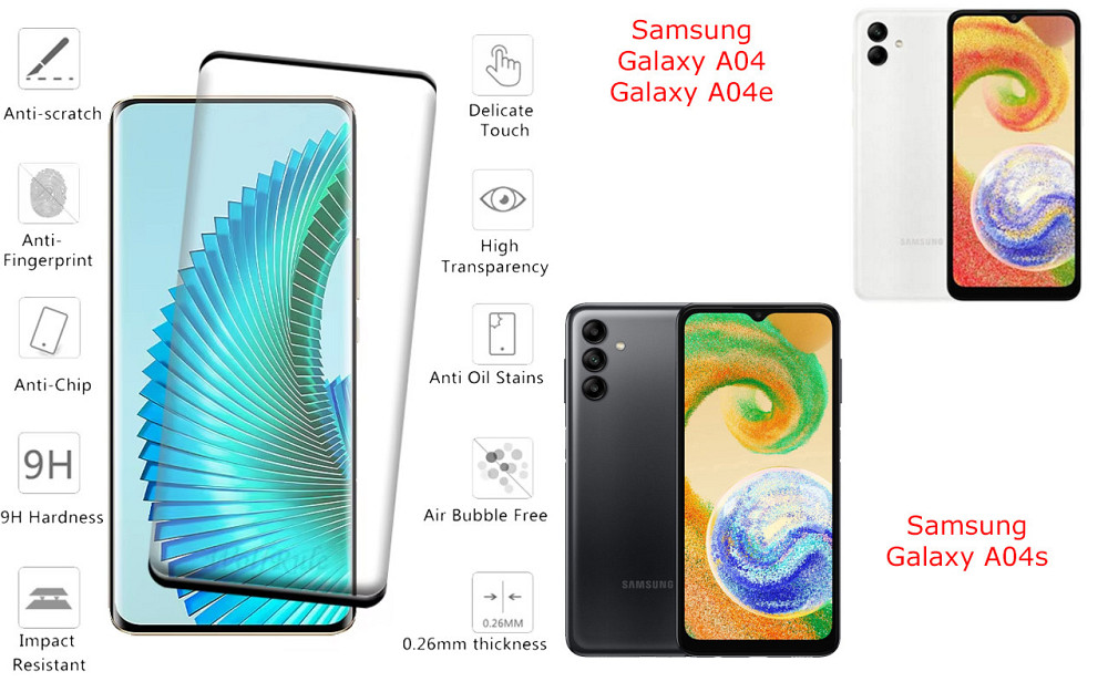 Захисне скло HyperGlass Pro для Samsung Galaxy A04, Galaxy A04e, Galaxy A04s – максимальна чутливість та захист Київ - фото 2