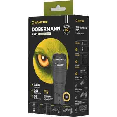 Фонарь Armytek Dobermann Pro Magnet USB (warm light) (F07501W) Винница